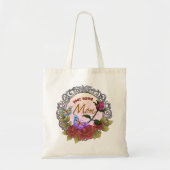 Tote Bag Rose Rosebud maman personnalisée (Devant)