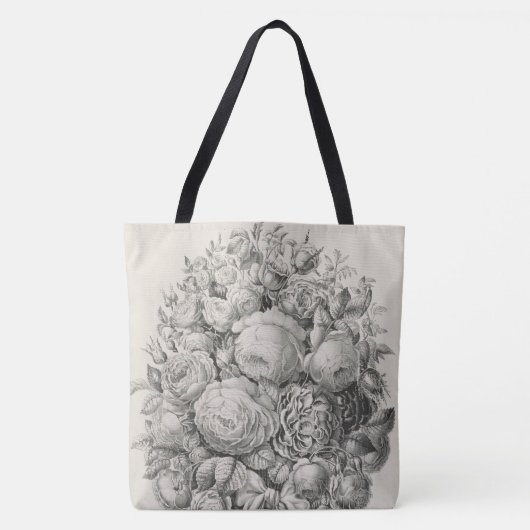 Tote Bag Rose & Rosebuds 01 (Devant)