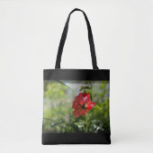 Tote Bag Rose rouge (Devant)