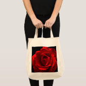 Tote Bag Rose rouge (Devant (produit))