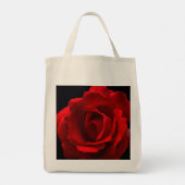 Tote Bag Rose rouge (Dos)