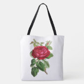 Tote Bag Rose Rouge (Dos)