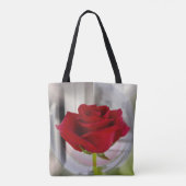 Tote Bag Rose rouge 2 (Dos)