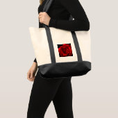Tote Bag Rose rouge itcnm (Devant (produit))