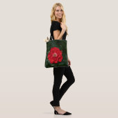Tote Bag Rose rouge P6568 (Sur le modèle)