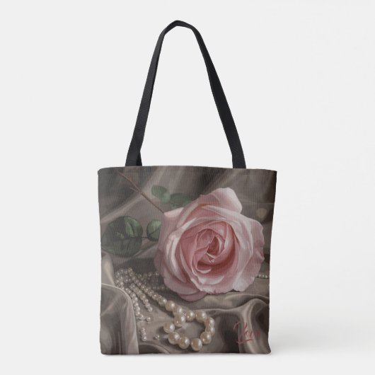 Tote Bag Rose Silken (Dos)