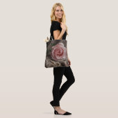 Tote Bag Rose Silken (Sur le modèle)