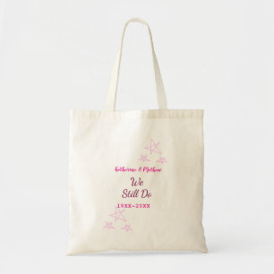 Tote Bag Rose stars Vow renouvellement anniversaire mariage