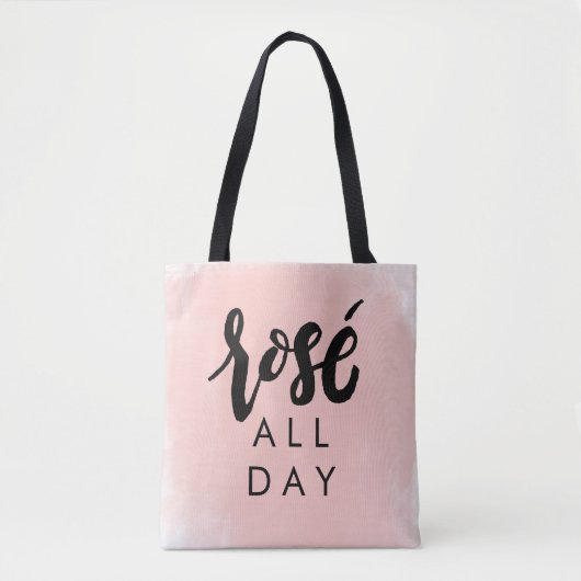 Tote Bag Rosé toute la journée Fourre-tout (Devant)