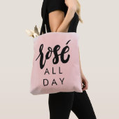 Tote Bag Rosé toute la journée Fourre-tout (De près)
