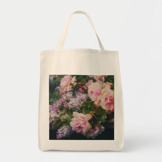 Tote Bag Rose victorien Vintage (Devant)