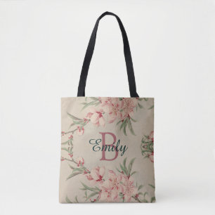 Tote Bag Rose vintage d'aquarelle floral