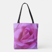 Tote Bag Rose violet rose photo de fleur audacieuse moderne (Dos)