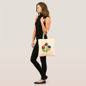 Tote Bag Roses arc-en-ciel