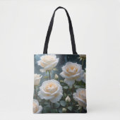 Tote Bag Roses blanches (Devant)