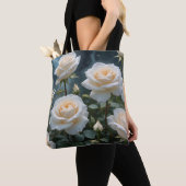 Tote Bag Roses blanches (De près)