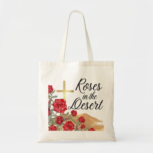 Tote Bag Roses dans le désert (Devant)