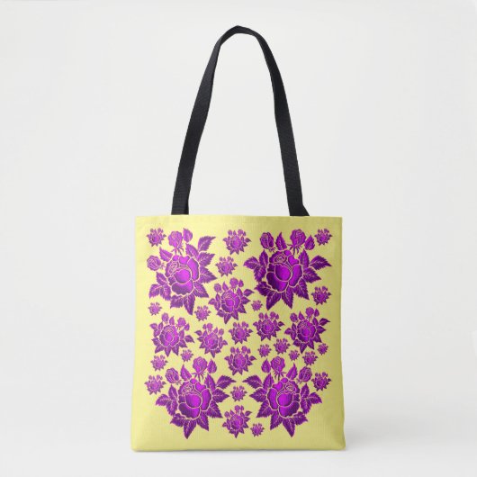 Tote Bag Roses de la mère (Devant)