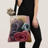 Tote Bag Roses de la Raffie (De près)