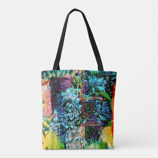 Tote Bag Roses de nuit (Dos)
