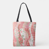 Tote Bag Roses de Patchwork : conception motif transparente (Dos)