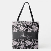 Tote Bag Roses Délicates Douces (Devant)