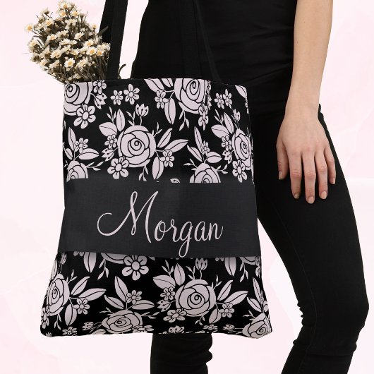 Tote Bag Roses Délicates Douces