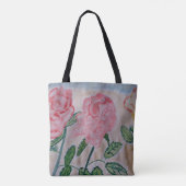 Tote Bag Roses d'été Abstraits (Dos)