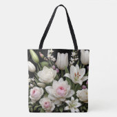 Tote Bag Roses lys (Devant)
