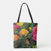Tote Bag Roses miniatures colorés (Dos)