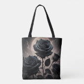 Tote Bag Roses Noires  (Dos)