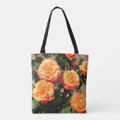 Tote Bag Roses oranges enchantants (Dos)