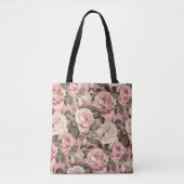 Tote Bag Roses roses (Devant)
