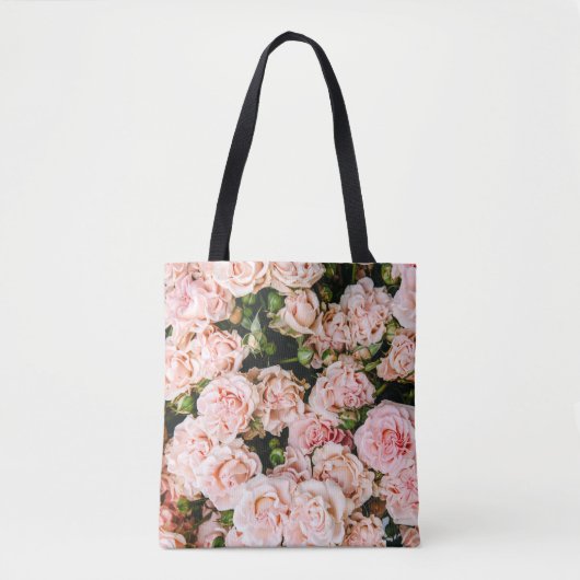 Tote Bag Roses roses (Devant)