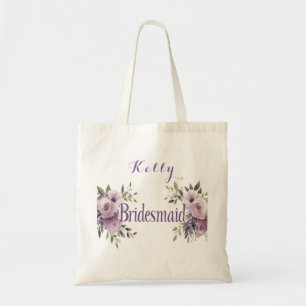 Tote Bag Roses Roses Élégantes Demoiselles d'Honneur Aquar