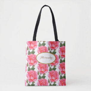 Tote Bag Roses roses roses roses sur mesure Art Floral