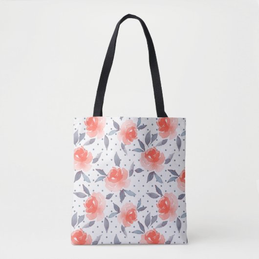 Tote Bag Roses rouges (Devant)