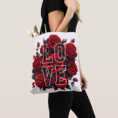 Tote Bag Roses rouges (De près)