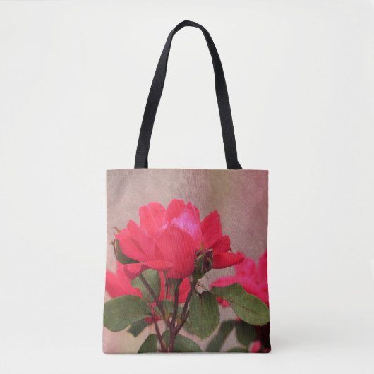 Tote Bag Roses rouges (Devant)