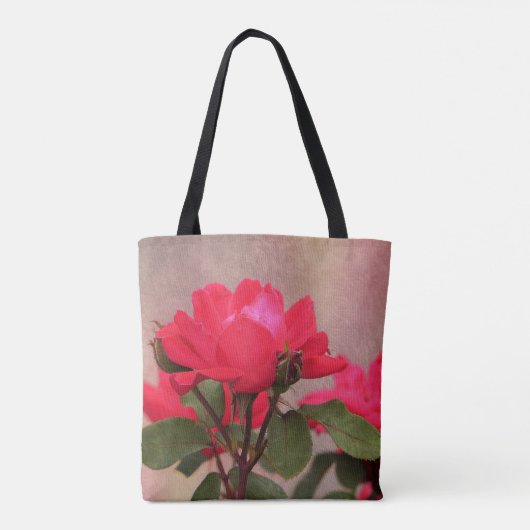Tote Bag Roses rouges (Dos)