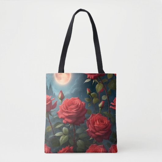 Tote Bag Roses Rouges (Devant)