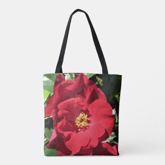 Tote Bag Roses rouges simples (Dos)
