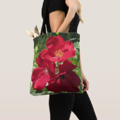 Tote Bag Roses rouges simples, 2 images (De près)