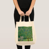 Tote Bag Roses Under the Trees Gustav Klimt Wall Art Print (Devant (produit))