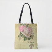Tote Bag Roses vintages sur l'or (Devant)