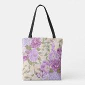 Tote Bag Roses violets (Dos)