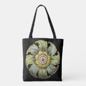 Tote Bag Rosette architecturale antique n° 1 (Dos)