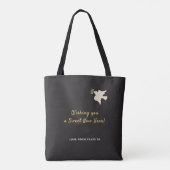 Tote Bag Rosh Hashanah Personnalisé Jour de l'An juif (Dos)