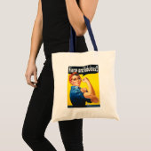 Tote Bag Rosie la riveuse Fière et Fabuleuse (Devant (produit))