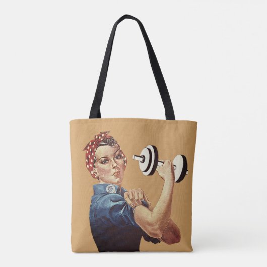 Tote Bag Rosie le poussoir de puissance (Dos)